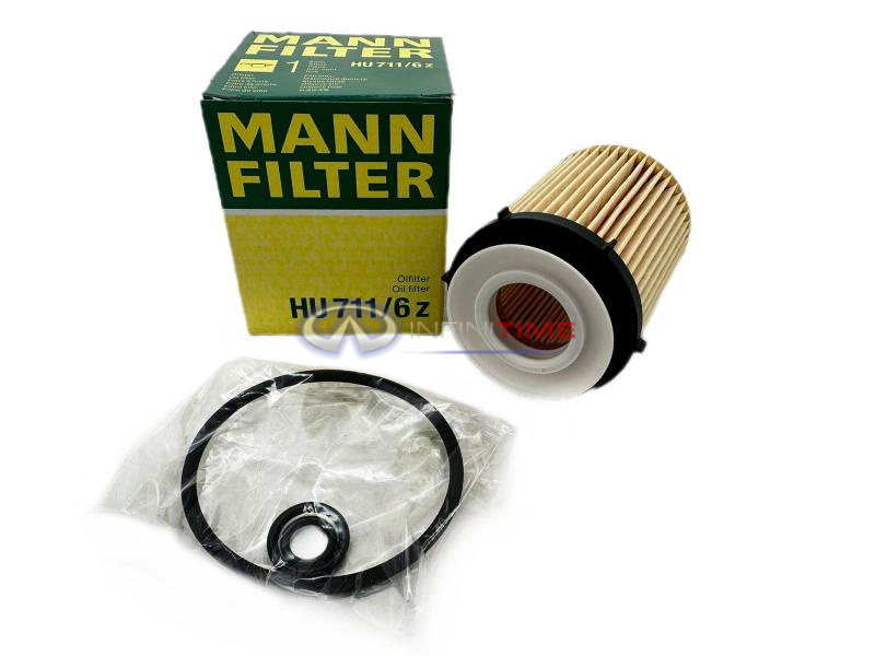 Фильтр масляный MANN FILTER Q30 QX30 Q50 Q60 2.0T